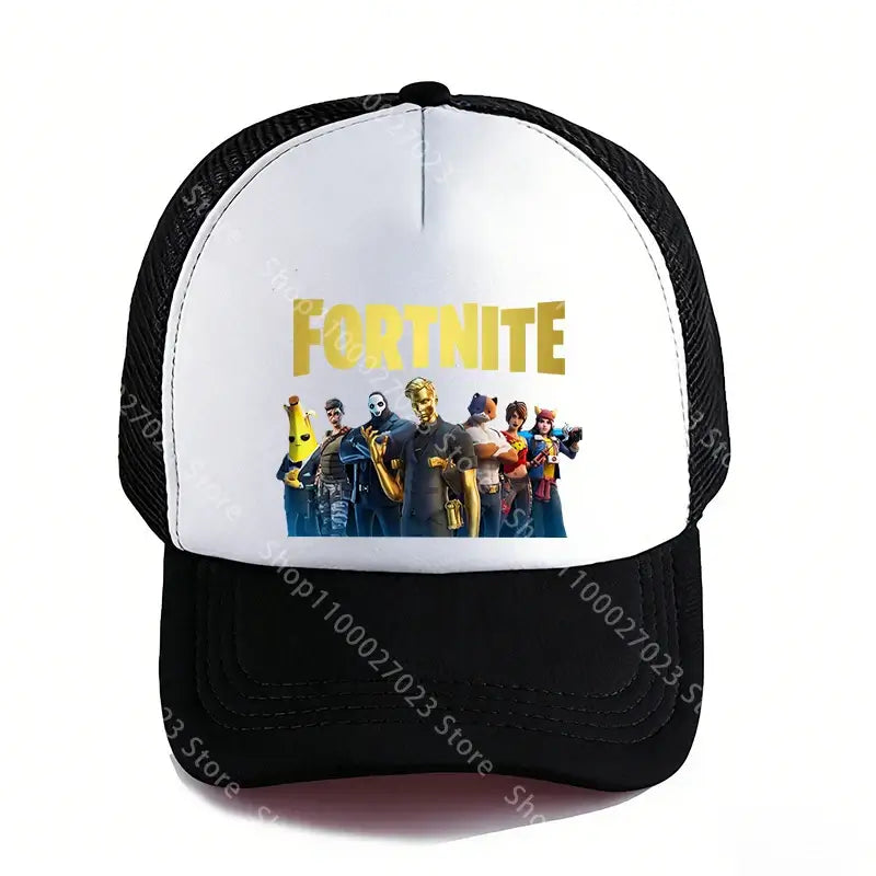Fortnites Baseball Caps for Adult Boys Girls Cute Cartoon Summer Breathable Mesh Hat Anime Sunbonnet Headgear New Birthday Gifts