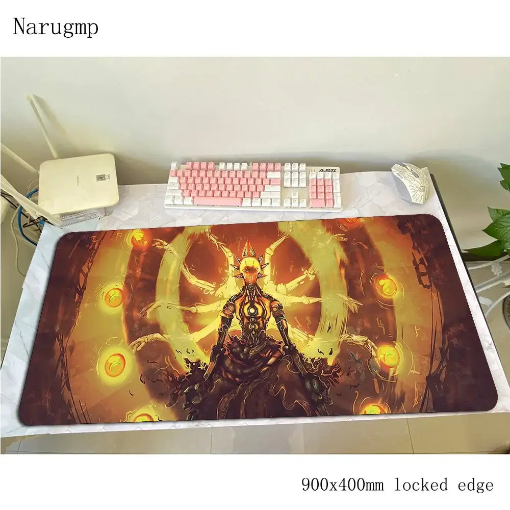 Tappetino mouse Overwatch regalo di compleanno, tappetino per computer 900x400x3mm, mousepad gaming grande, tappetino per mouse e tastiera per giochi PC gamer da scrivania