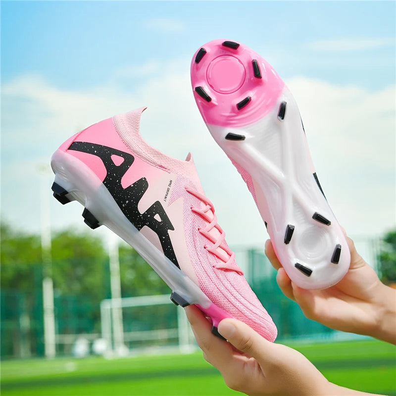 Nouvelles chaussures de football professionnelles pour hommes, chaussures de soccer pour adultes, crampons de football, chaussures de sport ultralégères pour l'entraînement et les activités de plein air, pointures 35-4