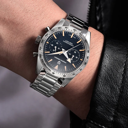 2026 New PAGANI DESIGN Retro Men's Watches Moon Quartz Watch For Men Speed Sports Chronograph AR Sapphire VK64 Clock