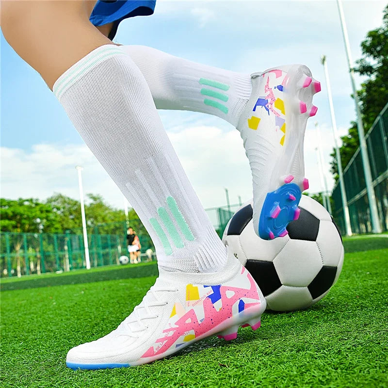 Moški nogometni čevlji za odrasle, protizdrsni, za fante, odrasle, za futsal, športni nogometni čevlji, čevlji s špicami za travo, za notranjo uporabo, ultralahki, za umetno travo, udobni