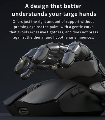 MOTOSPEED Darmoshark M3 V2 8K Gaming Mouse Bluetooth Wireless PAW3395 26,000 DPI Ultra-Light Gaming Mouse for PC, Laptop & Mac