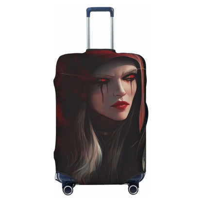 World Of Warcraft Sylvanas Windrunner Suitcase Cover Travel Holiday Fun Luggage Supplies Protection