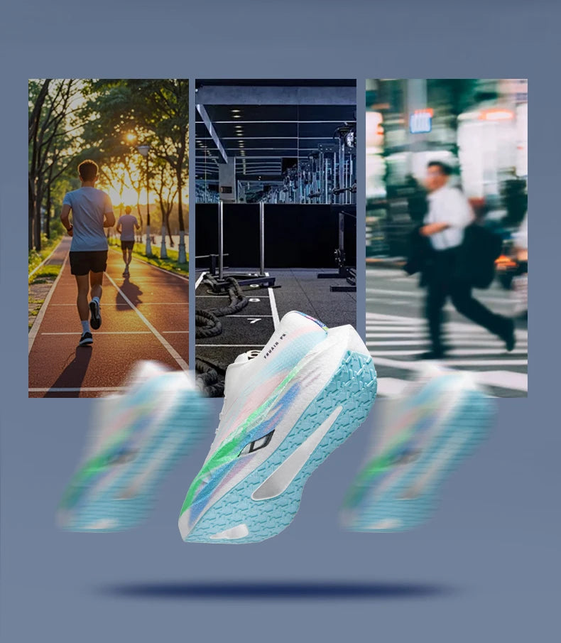 Pánské sportovní tenisky z uhlíkových vláken, speciální, prodyšné, lehké, dámské, pohodlné, sportovní, protiskluzové, maratonské běžecké boty