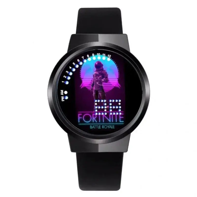 Fortnite Watch Cute Fashion Cartoon Personalized Kawaii Touch Night Light LED Student Electronic Watch Gift for Friends