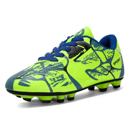 Moški otroški nogometni čevlji s špicami Ultralight nogometni čevlji za fante protizdrsni za travo profesionalni trening čevlji za odrasle Drop Shipping