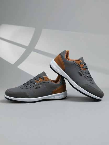 Pantofi de mers pe jos impermeabili pentru bărbați „Four Seasons”, pantofi sport casual din piele pentru bărbați, pantofi de camping antiderapanti, pantofi de tenis pentru bărbați