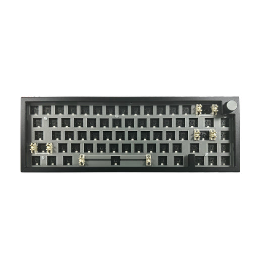 ZUOYA LMK66 3 Mode Mechanical Keyboard Kit Aluminum Wireless Gaming Keyboard 60% Bluetooth 2.4G RGB Hotswap Gasket Structure