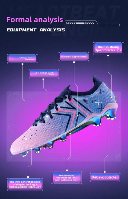 KELME FG profesionalni nogometni čevlji z dolgimi žeblji za naravno travo, profesionalni tekmovalni nogometni čevlji, protizdrsni nogometni čevlji za notranjo uporabo