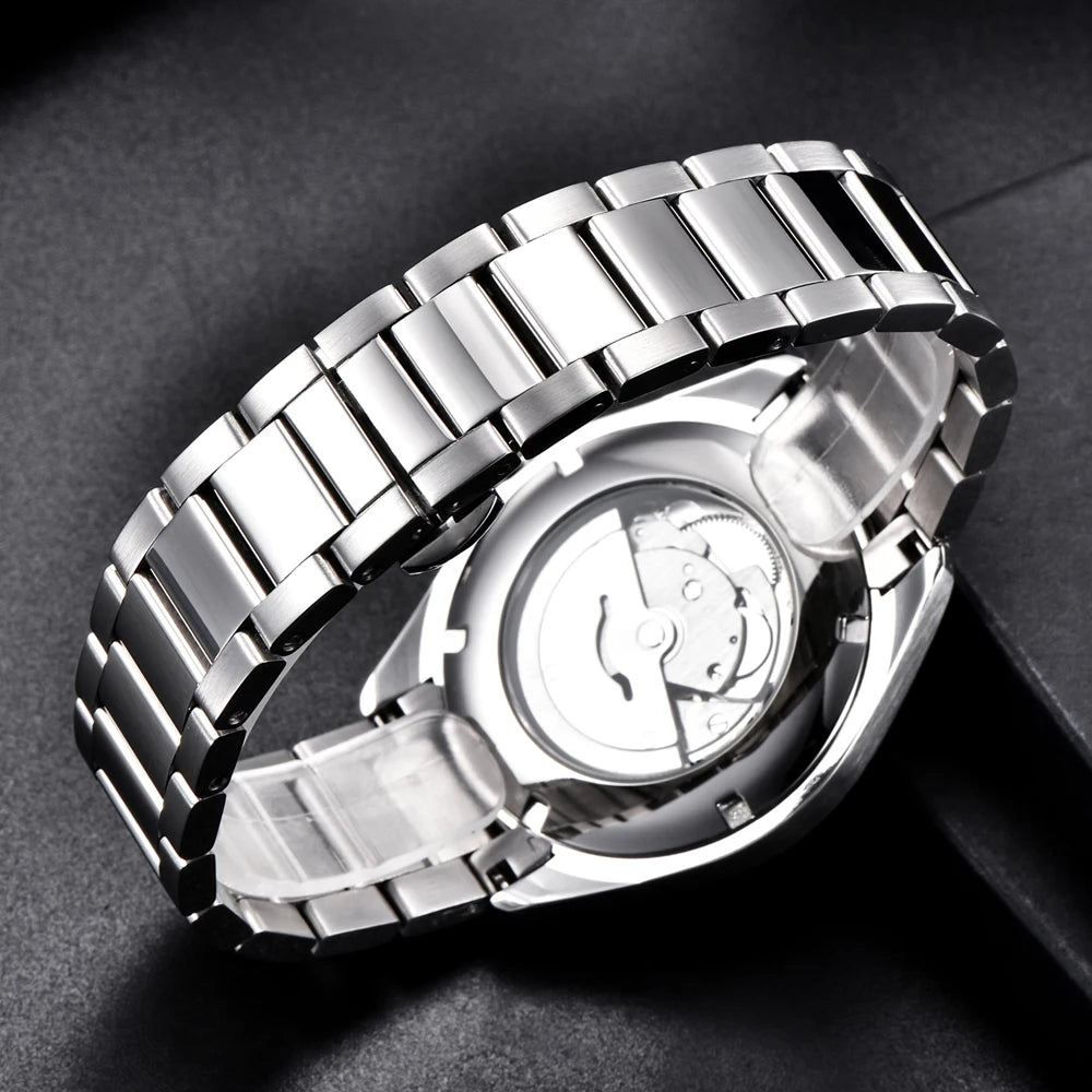 Luxury NH35 Corgeut Watch Men's 41mm Sport Clock Automatic Mechanical Wristwatch Sapphire Steel Band