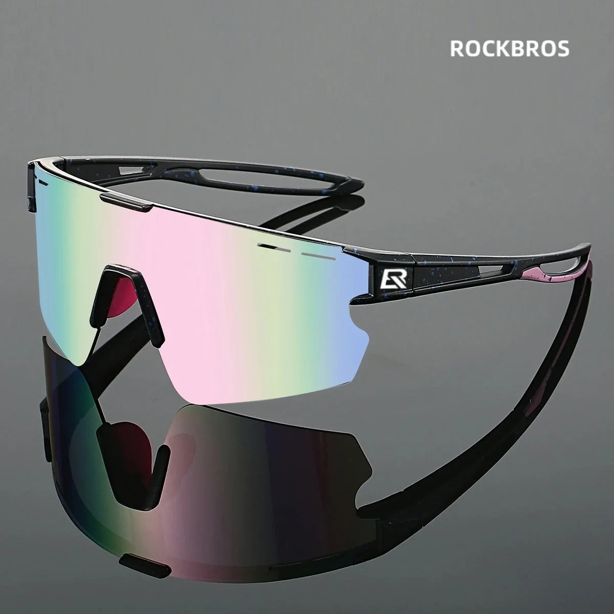 ROCKBROS New Bicycle Glasses, UV400, Anti Stray Light, Suitable for Cycling, Driving, Fishing, Hiking, Etc