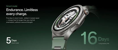 Global version OnePlus Watch 4 Smartwatch 1.5 inches Wear OS by Google Snapdragon W5 up to 16 days Google Wallet Chat with Google Gemini