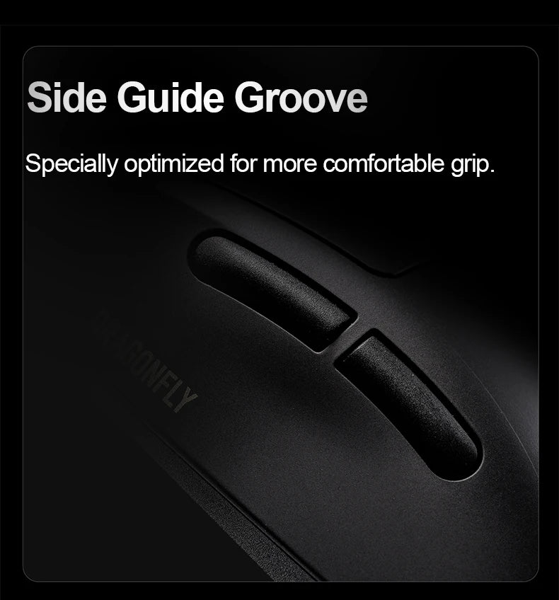 ATK Dragonfly A9 Ultra Wireless Gaming Mouse PAW3950, Tri-Mode 8K Gaming Mouse, Ultra-Lightweight Ergonomic Wireless Gaming Mouse for FPS & Esports