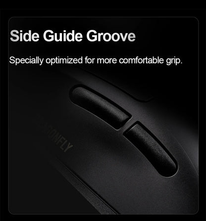 ATK Dragonfly A9 Ultra Wireless Gaming Mouse PAW3950, Tri-Mode 8K Gaming Mouse, Ultra-Lightweight Ergonomic Wireless Gaming Mouse for FPS & Esports