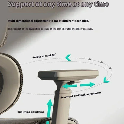 OEING High Back Ergonomic Office Chair with 3D Headrest, Adjustable Lumbar Support, 3D Armrests, Reclining Computer Gaming Chair