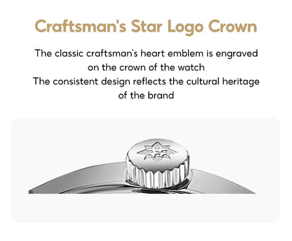 FARASUTE Manual Mechanical Men's Watch Seagull Movement Sapphire Crystal Business Waterproof Regulateur Men's Watch