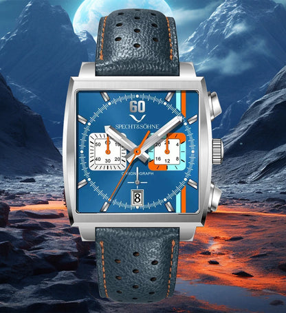 Specht&Sohne 2025 New Men's Watches Quartz Sport Watch Stainless Steel Leather Strap Japan Miyota VK63 Chronograph Reloj Hombre