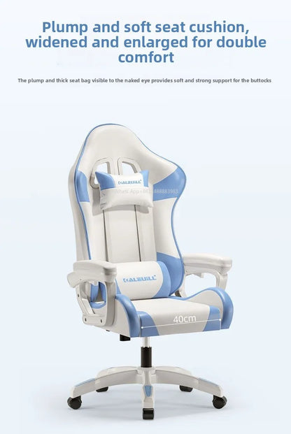 Ergonomic Gaming Chair Racing Style Computer Chair with Adjustable Armrests, Reclining Office Chair, E-Sports Chair for Home & Office