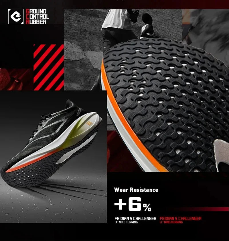 Li-Ning moški tekaški copati FEIDIAN 5 CHALLENGER SUPER BOOM blaženje PLOŠČA IZ OGLJIKOVIH VLAKEN LiNing superge ARMV001 ARMW003
