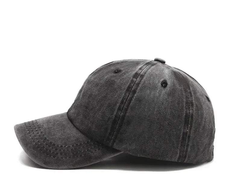 Fortnite A-Z Letter Adult Baseball Cap Men Women Adjustable Hat Washed Denim Retro Hip Hop Sun Hat Outdoor Sports Accessory Gift