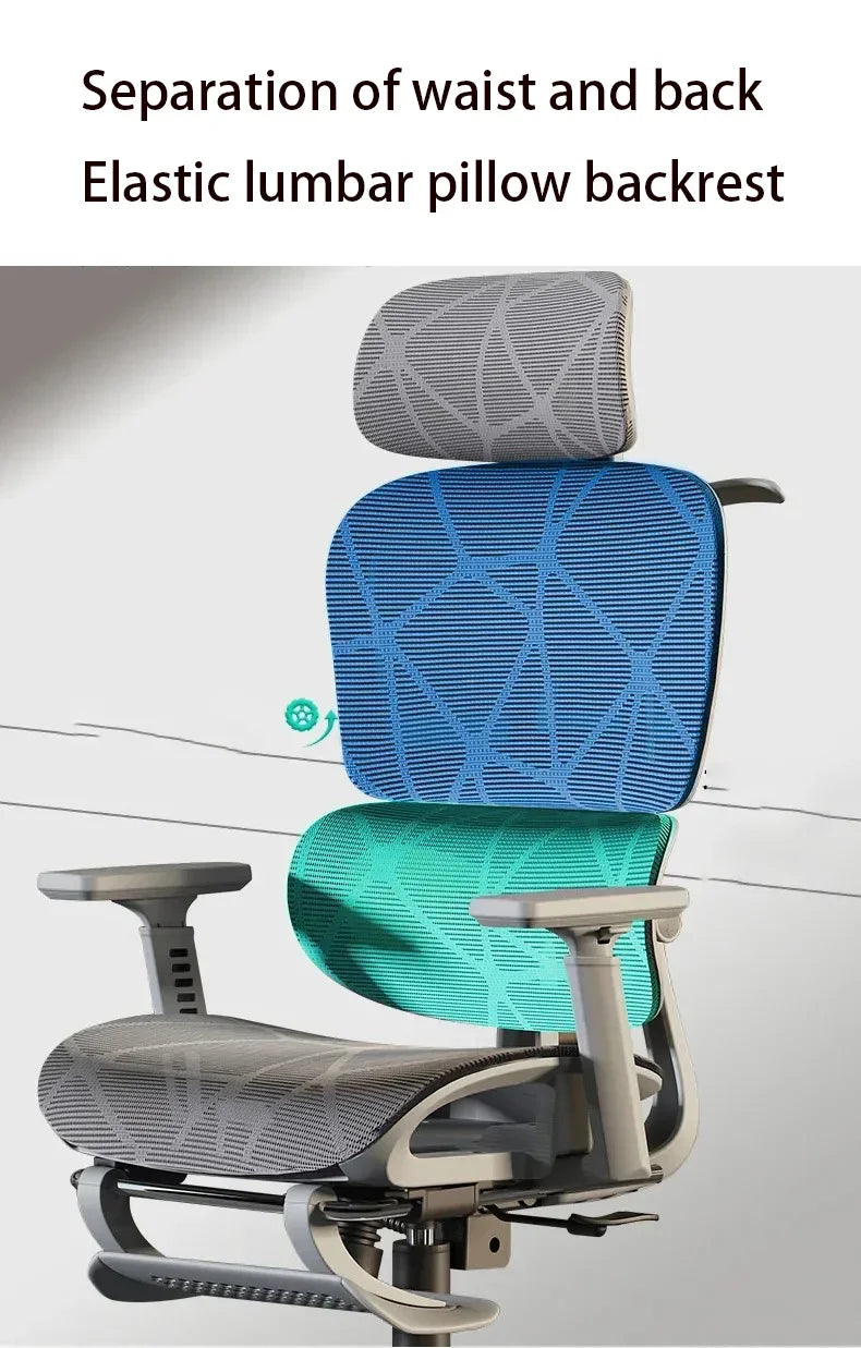Electronic Gaming Computer Chair Adjustable Ergonomic Seat Back Support, Free Delivery Office Chair Wheelchair Furniture