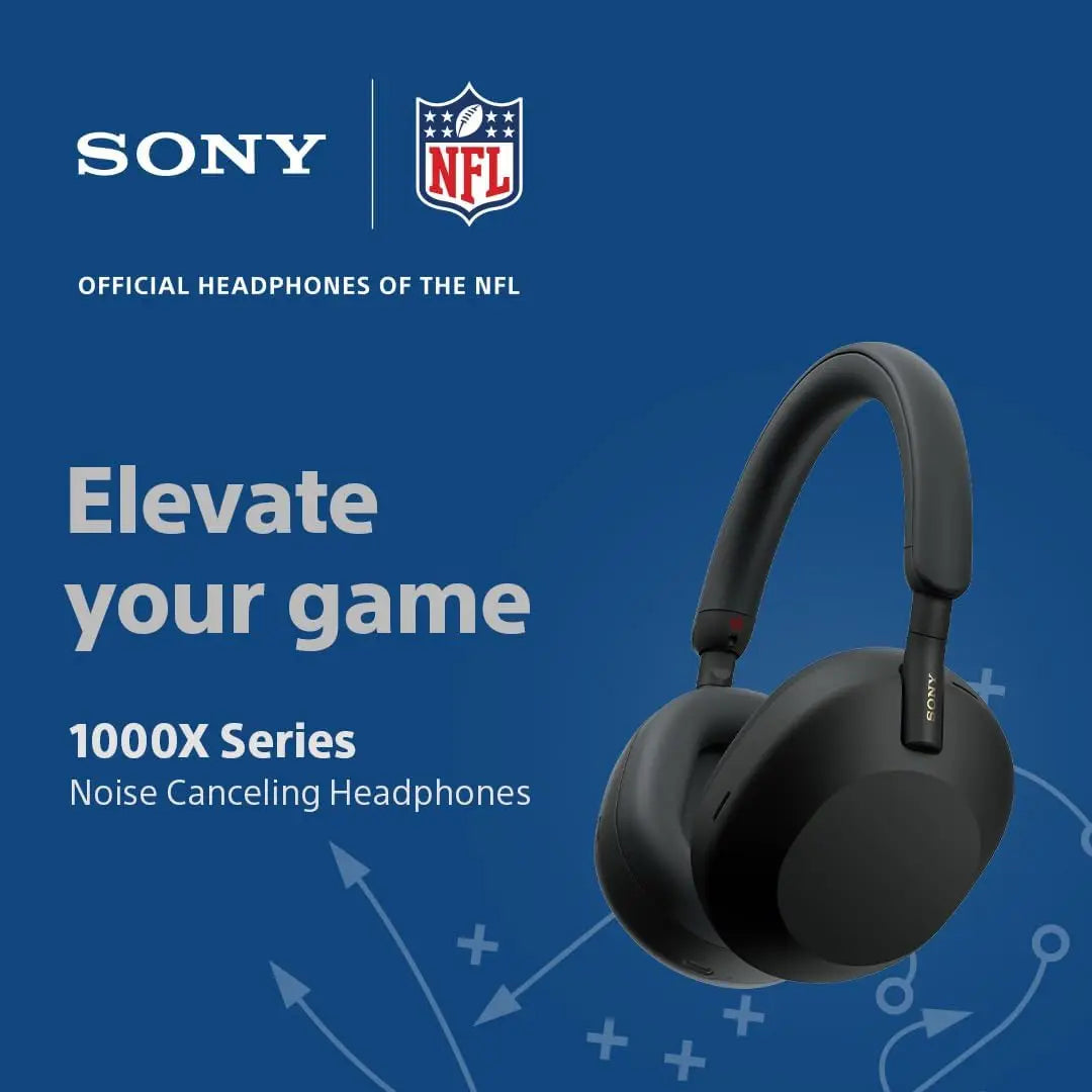 Cuffie wireless Sony WH-1000XM5 con cancellazione del rumore – Headset HiFi over-ear premium Bluetooth 5.2 con driver da 30mm, microfono e lunga durata della batteria