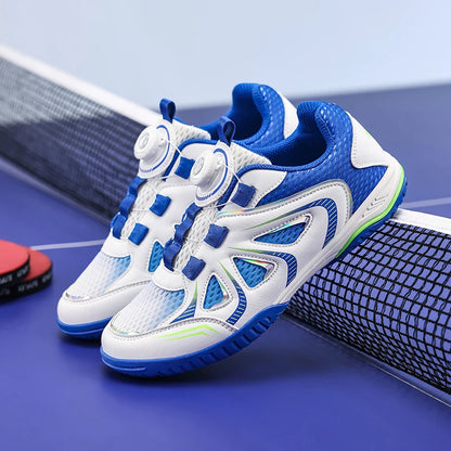Table Tennis Shoes Couples' Lightweight Sports Badminton Shoes Non-Slip Outdoor Men's Breathable Competition Training Sneakers
