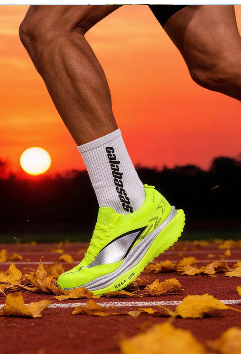 Speciality Marathon Men Running Shoes Carbon Board Sports Breathable Lightweight Women's Comfortable Athletic Nonskid Sneakers