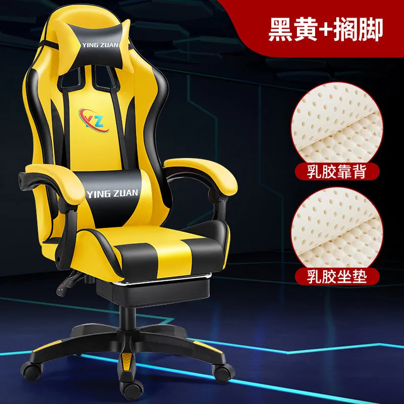 Gaming Chair for Computer Desk Office Home Use Ergonomic High Back Mesh Reclining PC Chair with Lumbar Support and Adjustable