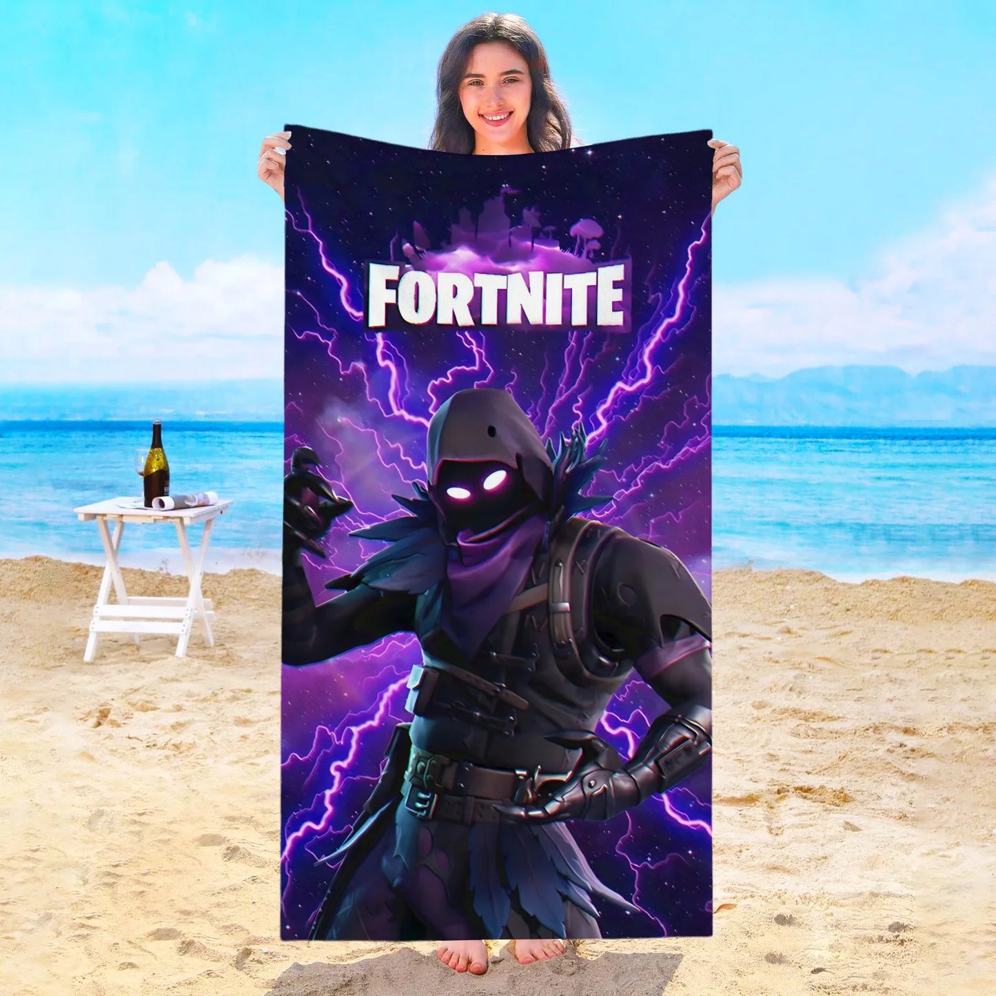 Game F-Fortnites Beach Towel Hotel Towels Bathroom Sauna Spa Playa Travel Swimming Pool For Home Baby Bath Microfiber Gym Shower