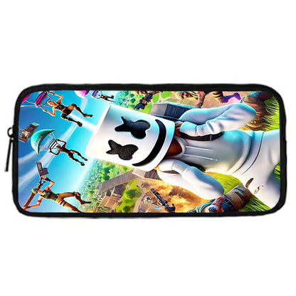 Hot Game Shooting Fortnite Child School Backpack with Shoulder Bag and Pencil Bags, School Bags for Boys and Girls, Best Gift