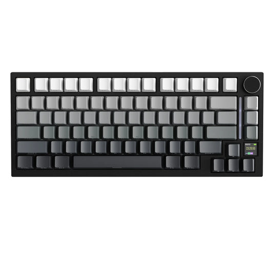 ATTACK SHARK X820 Ultra Wireless Mechanical Keyboard, 75% Hot Swappable Gaming Keyboard with TFT Smart Display, Control Knob, Bluetooth, 2.4G & USB-C Wired