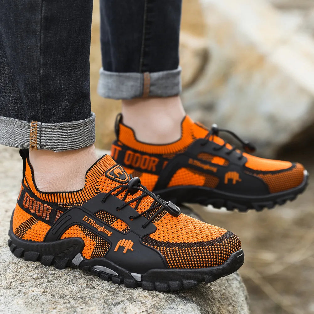Chaussures décontractées d'été respirantes pour hommes, chaussures de sport pour hommes, confortables et légères, chaussures de sport d'extérieur