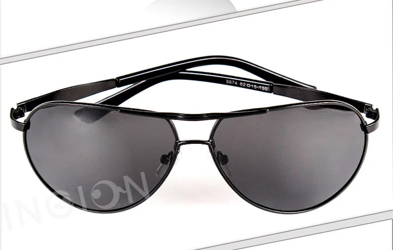Classic Polarized Pilot Sunglasses For Male Driving Black Sun Glasses Men's Vintage Eyewear Gafas De Sol 8955