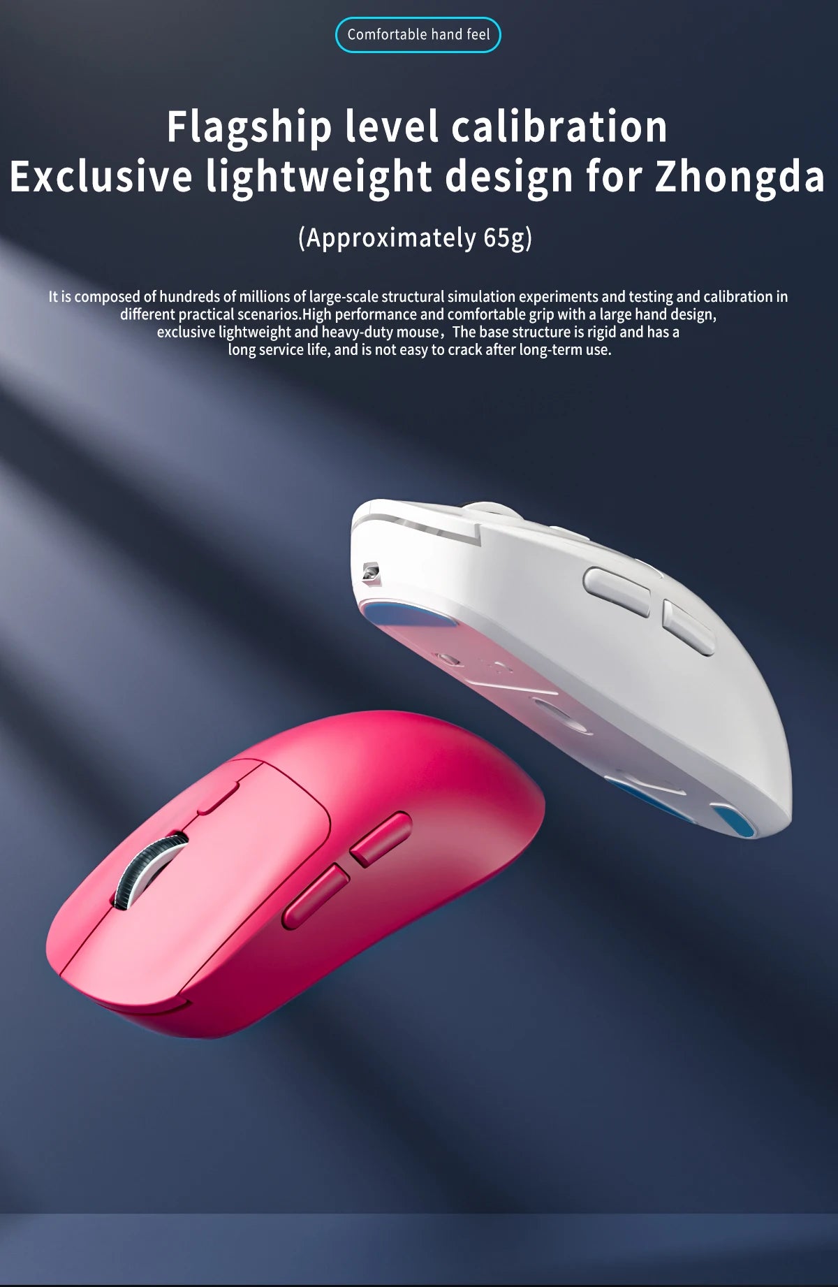 Gaming-Maus Bluetooth-Maus Wiederaufladbare Gamer-Maus Paw3395 Leichte ergonomische kabellose E-Sport-Maus