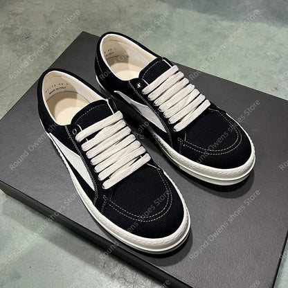 Casual shoes men low top quality denim lace-up thick sole luxury designer hip-hop dunk sport trainers women summer flat sneakers