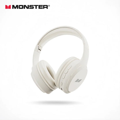 Casque Bluetooth 6.0 Monster N21 avec réduction de bruit pour les appels, basses profondes puissantes, écouteurs sans fil supra-auriculaires avec microphone
