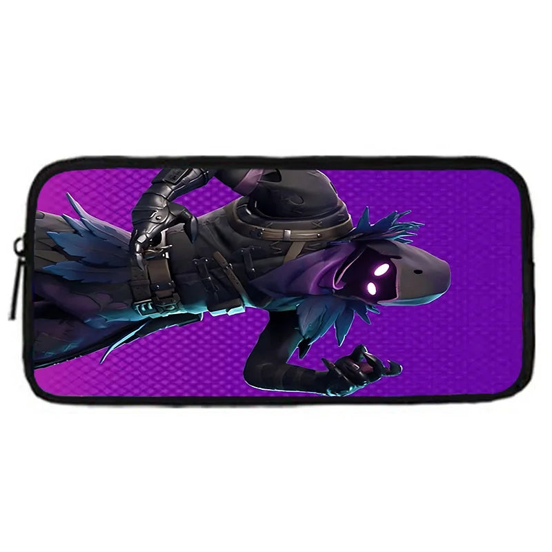 Hot Game Child School Backpack with Lunch Bags, Design-F-FortniteS Pencil Bags, School Bags for Boys Girls Best Gift