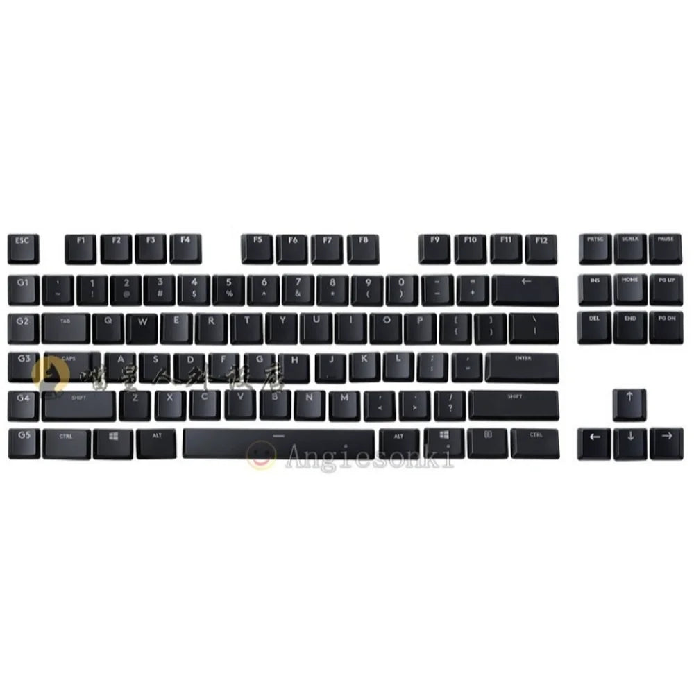 Tecla texturada antiderrapante transparente retroiluminada G915 913 TKL G815 G813, compatível com teclado mecânico Logitech