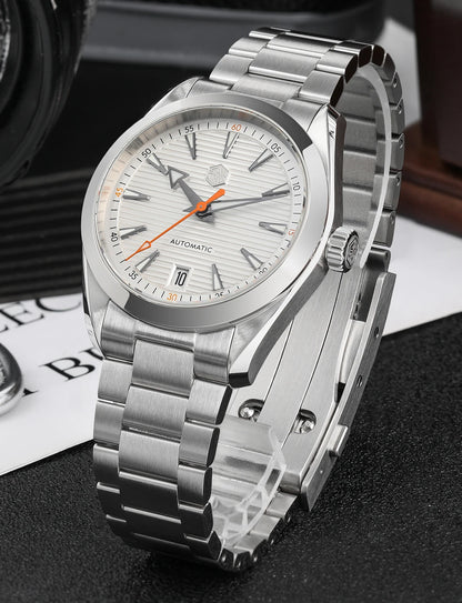 San Martin 38mm Chronometer Men's Watch SN0113W V2 ST2130 Automatic Movement Sapphire BGW9 Luminous Waterproof 100m Watch