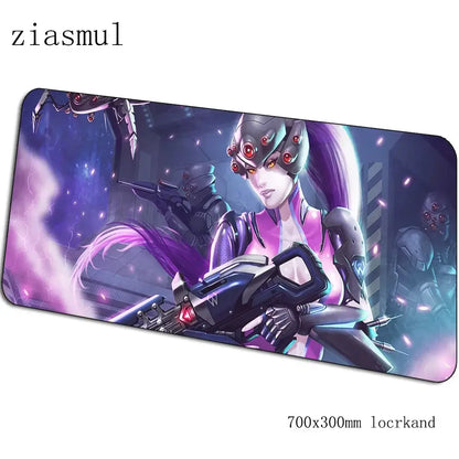 overwatch mouse pad Covoraș de mouse cu desene animate pentru computer 700x300x3mm covoraș de mouse pentru jocuri mare Indie Pop padmouse tastatură jocuri PC gamer birou