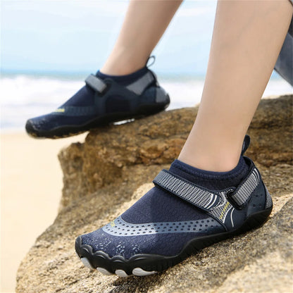 Kids Aqua Shoes Summer Beach Five Fingers Barefoot Water Shoes Swimming Lightweight Non-slip Seaside River Children Sneakers