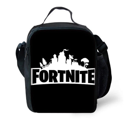 New Game FortniteS Child Insulated Large Capacity Bag for Boy and Girl Student Outdoor Picnic Reusable Thermal Cooler Lunch Box