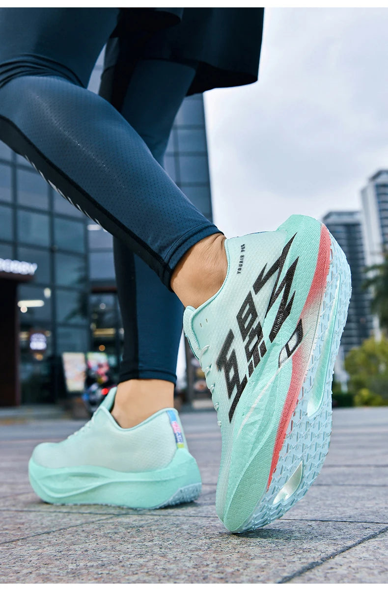Pánské sportovní tenisky z uhlíkových vláken, speciální, prodyšné, lehké, dámské, pohodlné, sportovní, protiskluzové, maratonské běžecké boty