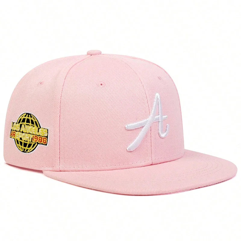 Unisex Gothic Letter Embroidery Hip-hop Hats Spring and Autumn Outdoor Adjustable Casual Hats Sunscreen Hat