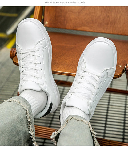 Pantofi bărbați din piele PU, adidași, pantofi casual la modă, pantofi de timp liber pentru bărbați, încălțăminte bărbați, pantofi vulcanizați, pantofi pentru cupluri, pantofi pentru femei