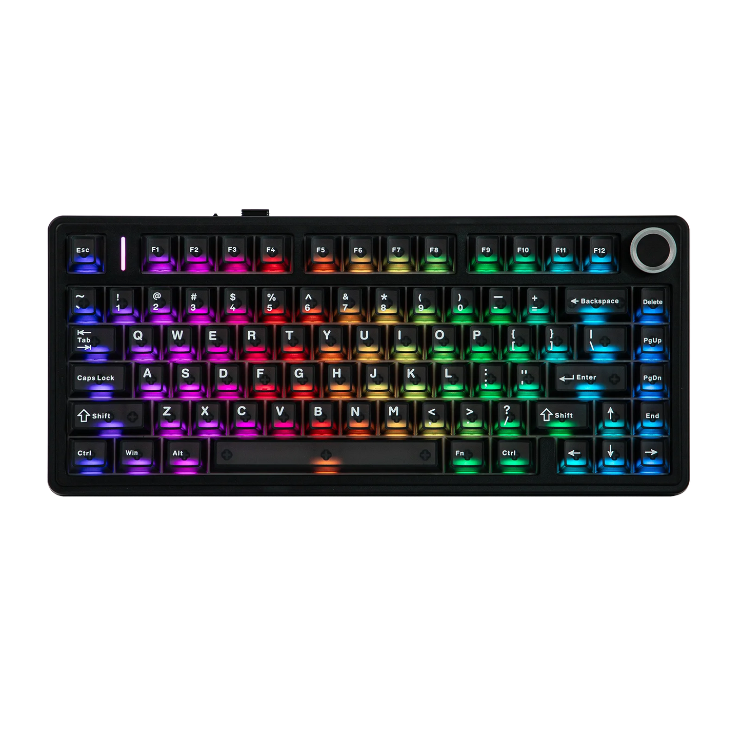 Tastiera meccanica EPOMAKER x AULA F75 Ultra VIA programmabile 75% layout ANSI US QWERTY, gasket, cablata/Bluetooth/wireless 2.4Ghz