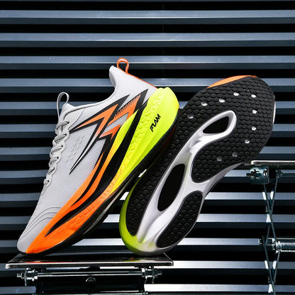 Men's Running Shoes Specialty Marathon Sports Shoes Breathable Lightweight Carbon Plate Women's Trend Athletic Sneakers Women