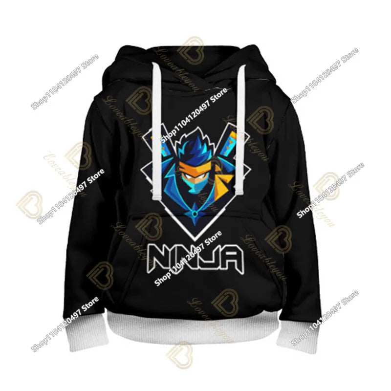 Children's Clothing Fortnite Cosplay Hoodie Sweatshirt, Battle Ikonik Man Sleeve Costume, Christmas Pullover Stress Shirt Clothes