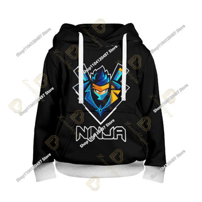 Children's Clothing Fortnite Cosplay Hoodie Sweatshirt, Battle Ikonik Man Sleeve Costume, Christmas Pullover Stress Shirt Clothes